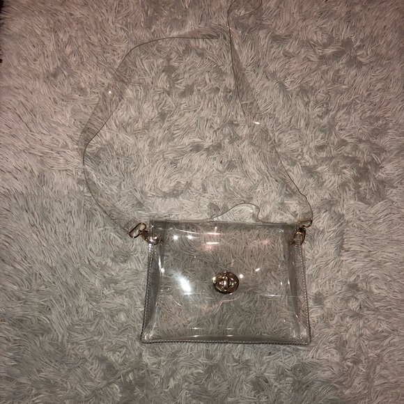 clear see through purse